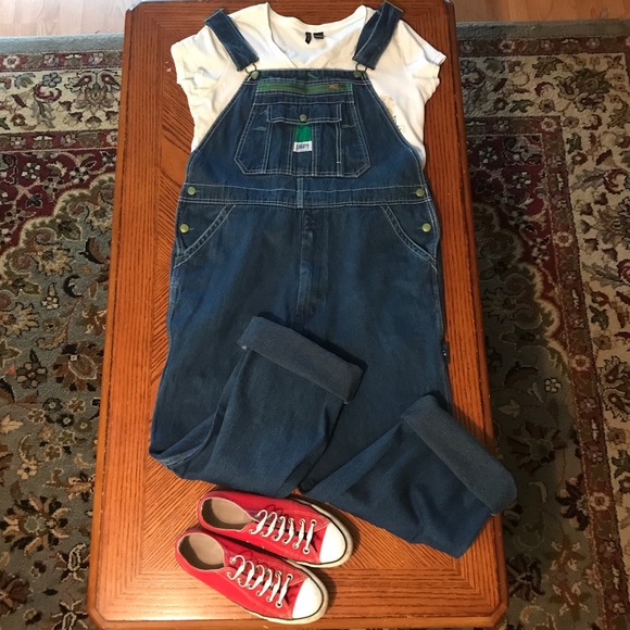 liberty stonewashed bib overalls